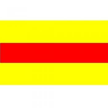 Werne2 | Beschreibung der Flagge Die Flagge der Stadt Werne zeigt die Farben Gold und Rot Bandera 20x30cm para Diplomat-Flags Banderas de Coche