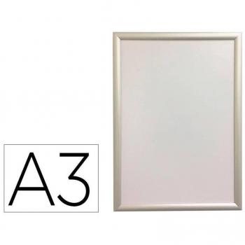 Marco Porta Anuncios Q-Connect DIN A3 Marco de Aluminio 32,7x45x1,2 cm
