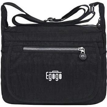EGOGO Nylon resistente al agua bolso bandolera Casual la Cruz el cuerpo E303-6