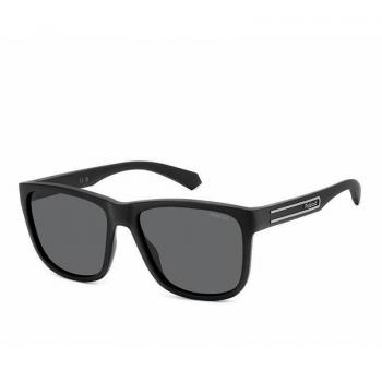 Polaroid Square Polarized Sunglasses for Men Model PLD 2155/S Matte Black Grey