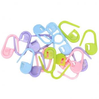 Luxbon KZ20 - Juego de 20 marcadores para punto de ganchillo, multicolor