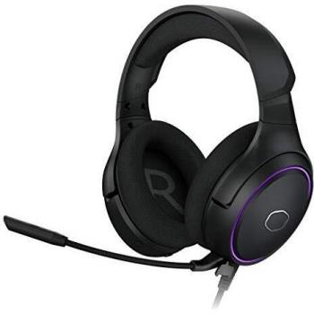 Cooler Master MH650 Auriculares Gaming Headset Sonido Entorno Virtual 7.1 - Compatible Varias Plataformas con Audio Drivers Neodimio de 50mm, Mic Ultra-Clear Boom y Estructura Portátil - USB Tipo A