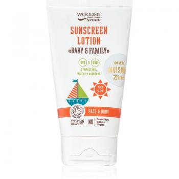 WoodenSpoon Family Sunscreen Lotion SPF 50 for Babies and Adults, 150 ml