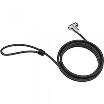 Candado de Seguridad Universal Compulocks T-bar con Trampa Sec, Cable Antirrobo para Notebook, Plata y Blanco