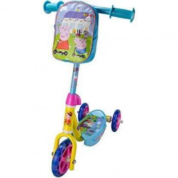 Peppa Pig Patinete de 3 Ruedas, Color Azul