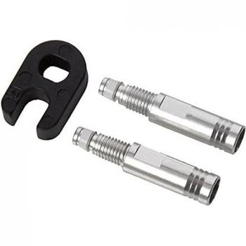 Schwalbe 675501, Blíster De 2 Piezas Alargador 17 Mm Sin Rosca Unisex Adulto, Plata, Mm
