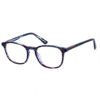 Superdry SDO BRETTON 117 Men's Eyeglasses Purple Size 51 - Frame Only - Blue Light Block Available
