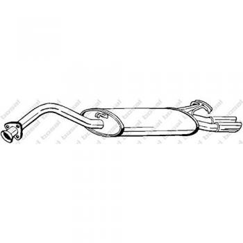 Bosal 278-147 End Silencer