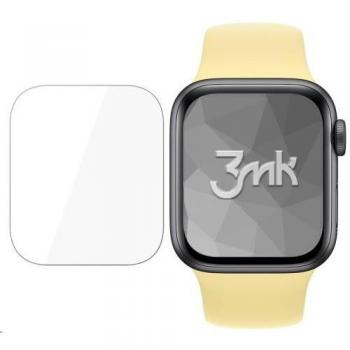 Juego de 3 protectores de pantalla transparentes 3MK para Apple Watch 5, 40mm