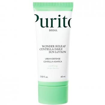 Purito Wonder Releaf Centella Daily Sun Lotion SPF 50+ PA++++ - Lightweight Sunscreen for Daily Use