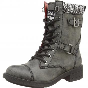 Rocket Dog Women's Thunder Lace Up Casual Faux Leather Boots - Black - Size UK 5