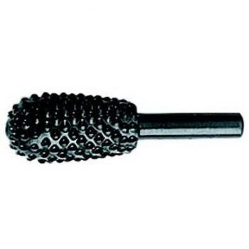 Wolfcraft 2536000 - Escofina para madera, periforme, vástago 6,35 mm Ø 14 x 30 mm