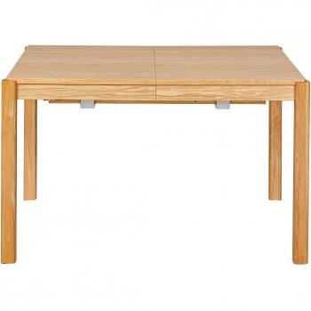 Mesa de comedor extensible AGALI acabado roble claro L125-238 cm