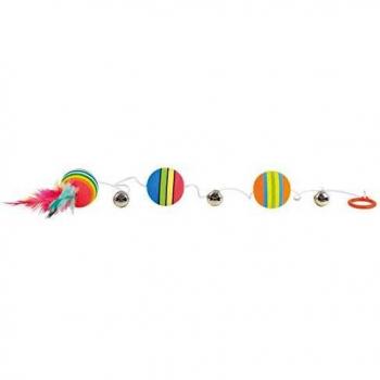 Trixie Elastic Rainbow Ball Cat Toy