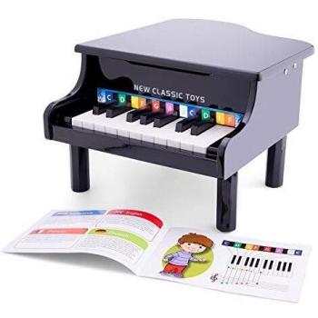 Toys-10150 New Classic Toys-10150-Piano para niños, Color Madera
