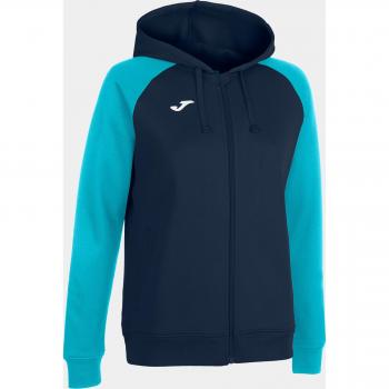 Chaqueta con capucha Joma Academy IV mujer marino turquesa flúor