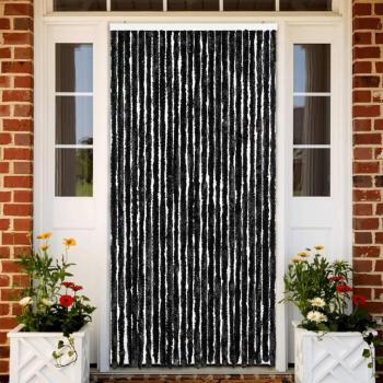 Cortina antimoscas chenilla gris antracita 100x230 cm