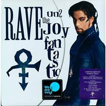 Rave Un2 the Joy Fantastic (Album) - Features a mix of funk, rock, and pop elements with vibrant production, includes tracks like 1999, Let's Go Crazy, and When Doves Cry, showcases Prince's eclectic style