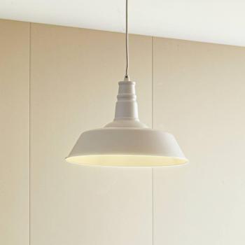 Lámpara Colgante Dimmable Laylan de Metal Blanco Ø 36 cm - Lindby