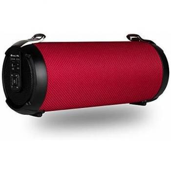 NGS Altavoz PORTÁTIL INALÁMBRICO Roller Tempo Red de 20W-Compatible con TECNOLOGÍA Bluetooth 5.0 Y TWS -USB-SD-AUX IN. hasta 7HRS AUTONOMÍA.