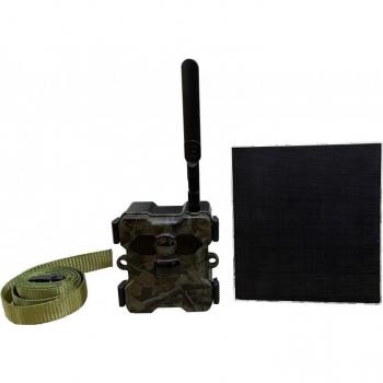 Cámara de vigilancia para observación de vida silvestre 4G con panel solar TX-189, grabación de sonido y LEDs sin brillo