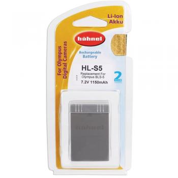 Hähnel HL-S5 - Batería Li-Ion para Olympus Compatible BLS-5