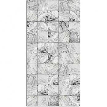 Alfombra Vinílica, Mármol, 200 x 100 x 0.2 cm, Color Beige, ALV-111