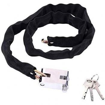 Urban Prime Cadena Cerradura, Adultos Unisex, Gris/Negro, Talla Única