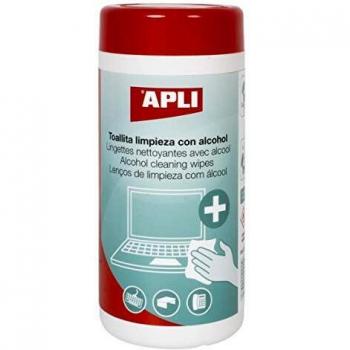 APLI 18566 - Toallitas de limpieza con alcohol 100 u.