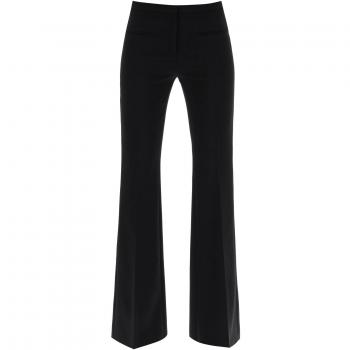 Tailored Bootcut Pants in Technical Jersey - 38 Black