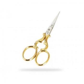 Tijeras de Bordado Ricciolo Oro - Colección Premium con Mango Rizado