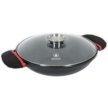 Wok antiadherente, 36 cm, Laguiole-Guantes para horno