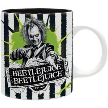 Taza Multicolor Beetlejuice - Astrid & Beetlejuice - Cerámica Unisex - Merchandising Oficial