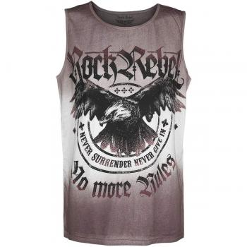 Rock Rebel by EMP Tiger In My Tank Top Tirante Ancho Violeta/Blanco S