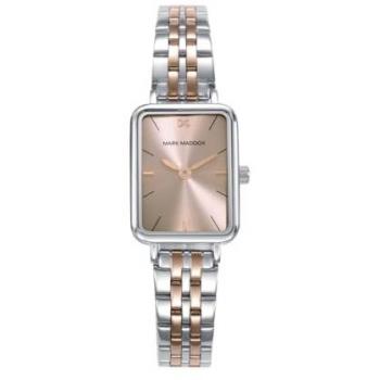 Reloj de Mujer Mark Maddox Alfama Bicolor Acero e IP Rosa, Esfera Rosa, Movimiento Cuarzo