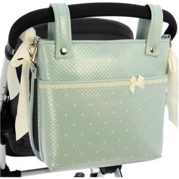 Bolso para silla de paseo o talega Rosy Fuentes - diseño elegante, tejido resistente al agua, múltiples compartimentos de almacenamiento, asas ajustables y desmontables, compatible con la mayoría de sillas de paseo