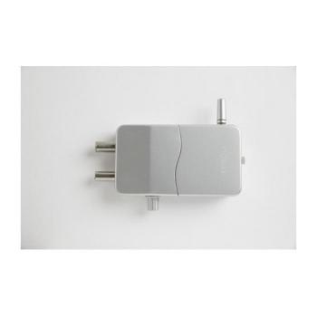 ARREGUI Cerradura de Seguridad Invisible para Puerta con Alarma Sonora, 4 mandos a distancia, Antirrobo, Anti Okupas, Cerradura Electrónica para Puerta, Cerrojo Inalámbrico Interior