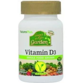 Nature's Plus Garden Organic Vitamin D3 5000iu Vcaps 60