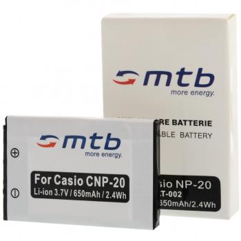 Batería NP-20 para Casio Exilim EX-Z18, EX-Z60, EX-Z65, EX-Z70, EX-Z75