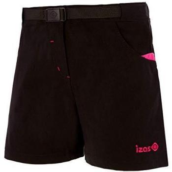 Izas Kea Pantalones Cortos, Mujer, Negro/Fuxia, S