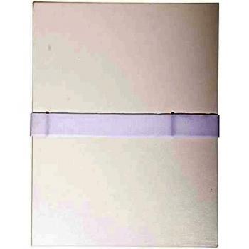 Carpeta con lomo extensible Balacron 1 solapa tamaño A4 (24x32 cm) y cierre de cadena blanca, incluye camiseta espalda extensible Balacron y tira de velcro en color blanco