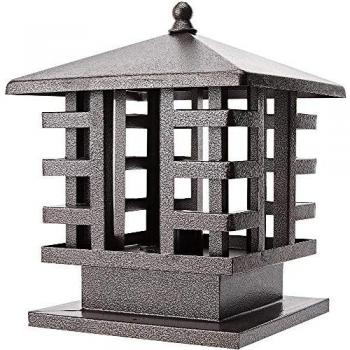 Farol de Sobreponer Exterior Koia IP65 de Hierro Color Cobre E27 para Jardín y Terraza