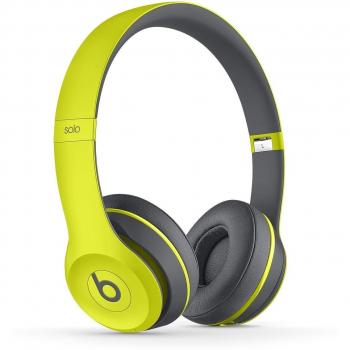 Beats Solo2 - Auriculares in-ear, color amarillo