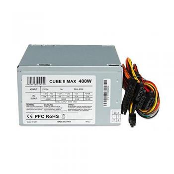 IBox CUBE II unidad de fuente de alimentación 400 W 20+4 pin ATX ATX Plata