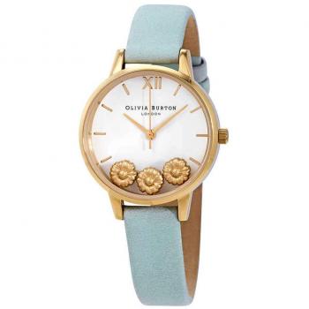 Olivia Burton Women's Analog Quartz Watch with Leather Strap OB16CH17 (30 mm)