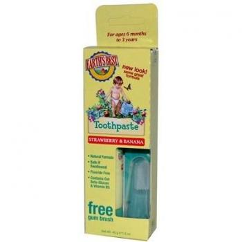 JASON NATURAL PRODUCTS TPSTE,TODDLER,STRW/BAN+BR, 1.6 OZ by Earth's Best