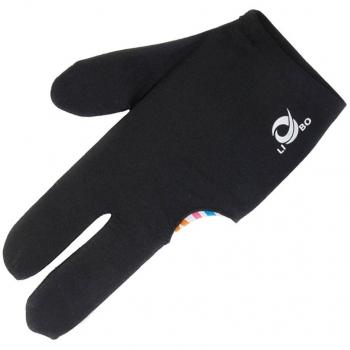 Guantes De Billar Guante De 3-Dedos de Mano De Billar Tiradores Nailon Negro