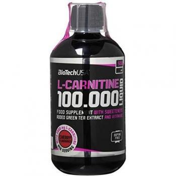 BioTechUSA L-Carnitine 100,000 Liquid Cherry Flavor 500ml Dietary Supplement