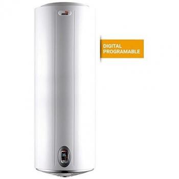 Cointra TDGPLUS150 Termo Eléctrico Digital Vertical con Capacidad de 150 Litros, Programable y Redondo en Color Blanco