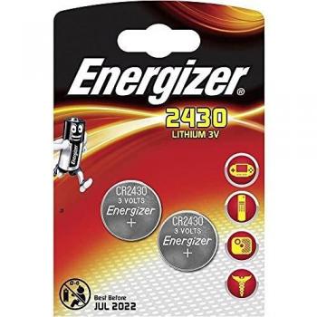 PILA BOTO LITIO ENERGIZER CR2430 3V 320mAh 2PK